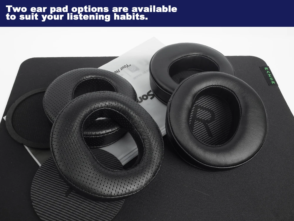 Ear Pads For Audio-Technica ATH-Ad1000x Ad2000x Sheepskin earmuffs Perforated Sheepskin dermis headphones Memory Covers Sponge