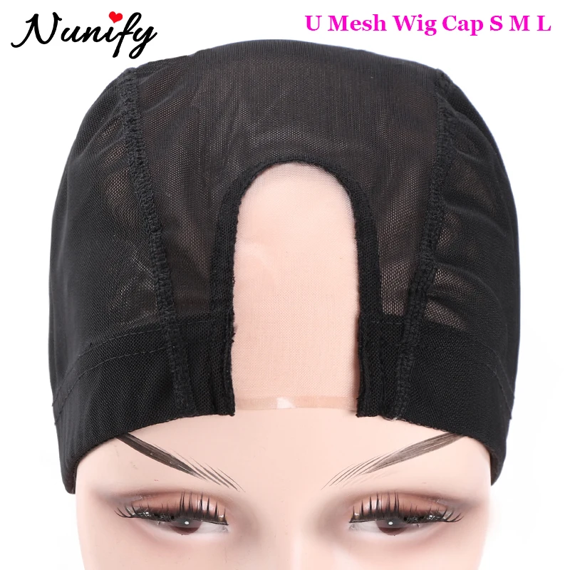 1Pcs Glueless Wig Caps With U Part Lace for Wig Making