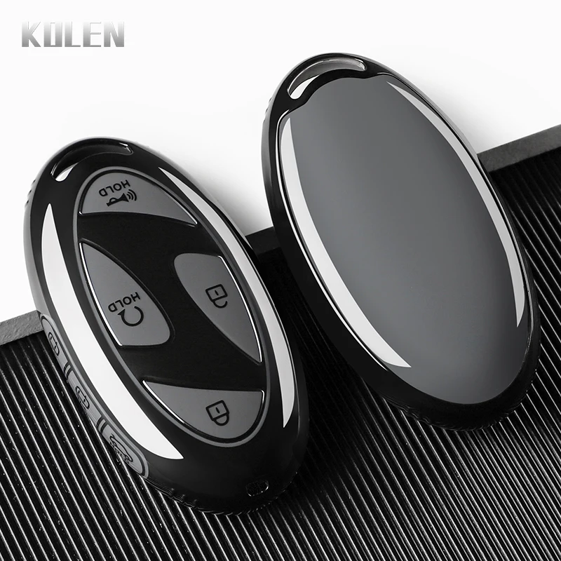 Neue TPU-Autoschlüsselhülle für Hyundai IONIQ 6, New Grand Prix GN7, Kona 5, 7-Tasten-Schlüsselanhänger, Schutzhülle, Zubehör-Tasche – Detail 6