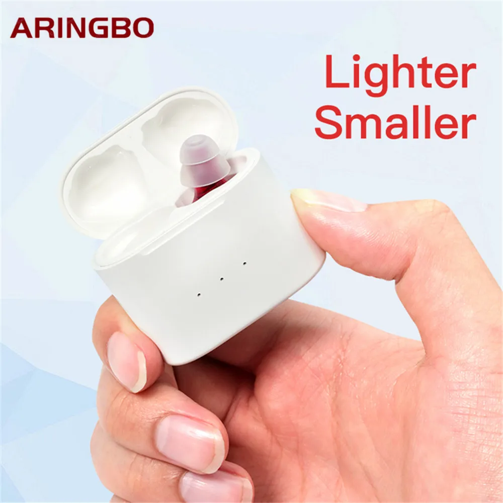 Medical Digital Hearing Aid Rechargeable Deaf The Listening Device Mini Wireless Sound Amplifier Invisible Hearing Aids Headphon hearing aid