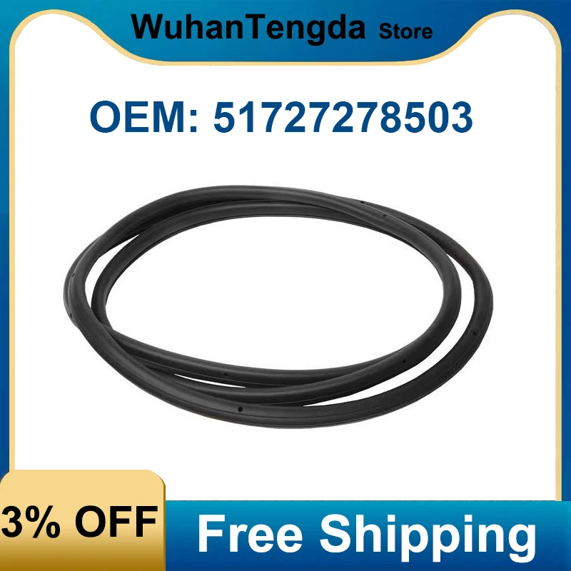 

51727278503 51767182269 Car Body Rubber Sealing Strip Front Door Soundproof Seal for BMW 5' F10 F18 LCI 520 528 535