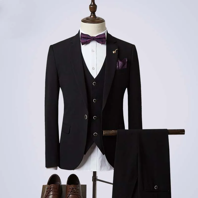 

Custom Made Groom Wedding Dress Blazer Pants Business High-end Classic Dress Trousers ZHA01-99999