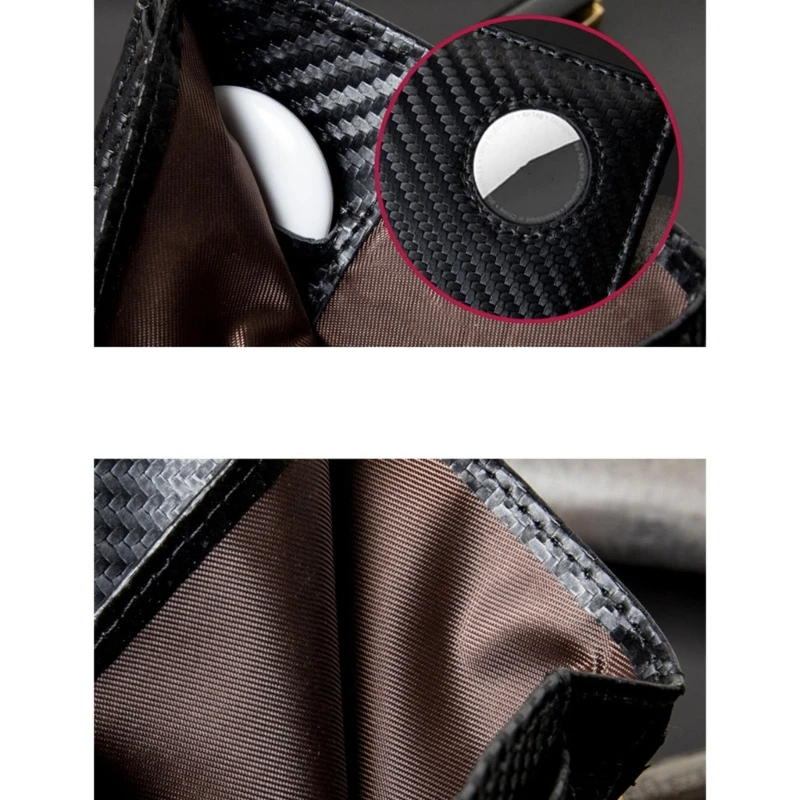 Fashion Short Wallet RFID Blocking PU Leather Credit Card Holder Gifts for Men Women for AirTag