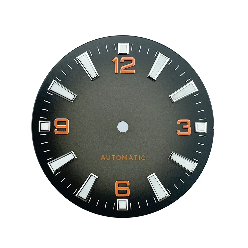 33mm Nologo Sterile Watch Dial For nh38 nh35 Movement Planet Style Mens Watch BGW9 Lume