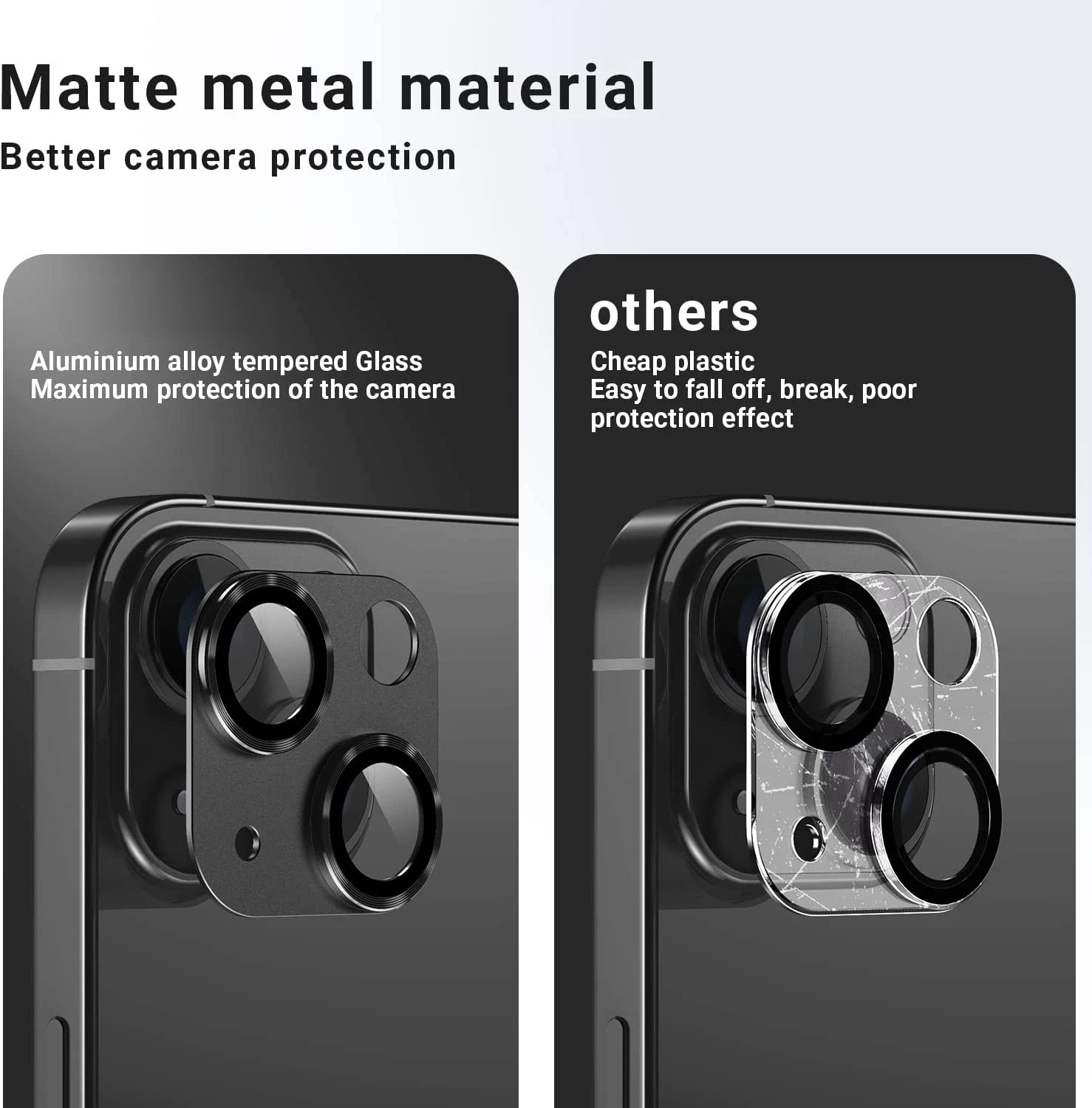 2Pcs Camera Lens Protector for iphone 11 12 13 14 15 pro max protector de camara  iphone 15 pro accessories iphone15 14 pro max - AliExpress