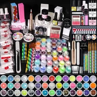 Acrylic Nail Kit with Drill: Nail Kit Acrylic, Glitter Acrylic Powder Nail Extension Nail Kit Set Nail art for beginners 1