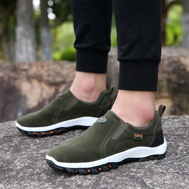 2023 New Outdoor Hiking Camping Light Running Jogging Casual Sports Men's Shoes Non-slip Loafers Hiking Shoes Large Size 38-50 4