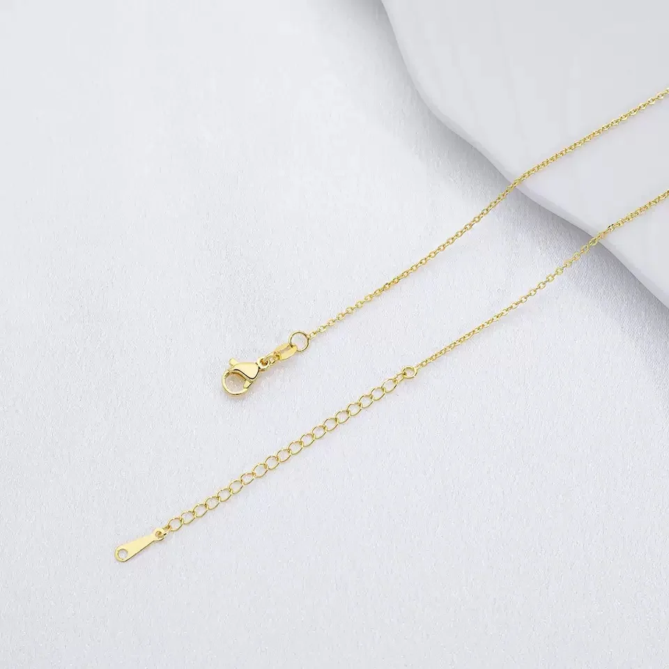 Adjustable Thin Chain Choker Necklace for Women - Elegant Pendant Jewelry for Daily Wear and Gifts