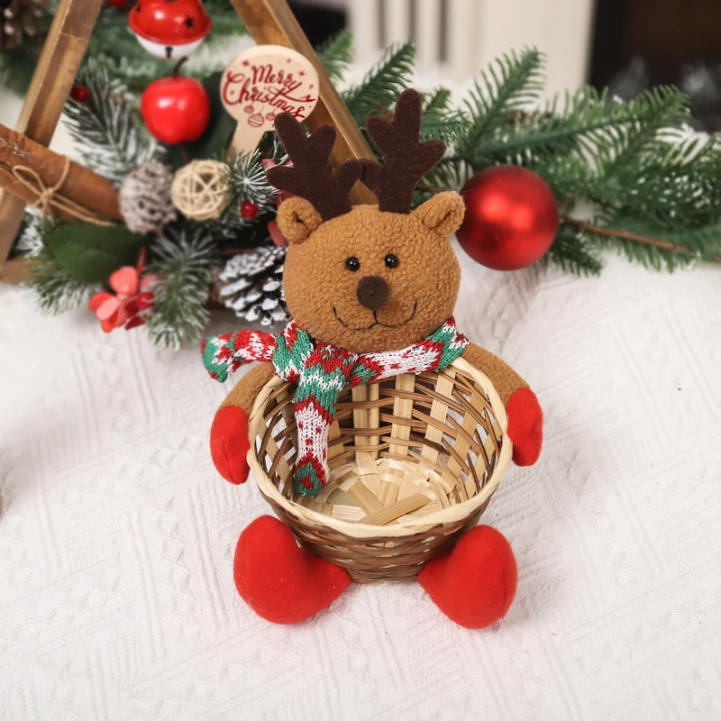 Christmas Decoration Candy Basket Christmas Tabletop Decoration Children Candy Basket Christmas Decoration Small Candy Box