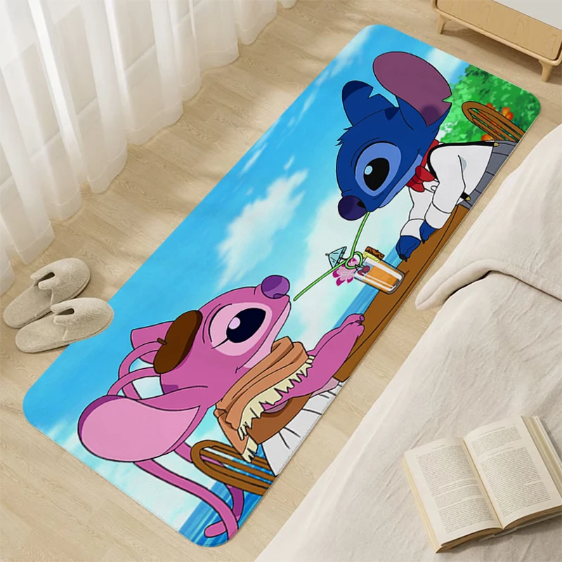 

Bathroom Rug SStitchs Kitchen Accessories Non Slip Carpet for Bedroom Living Room Floor Doormat Entrance Door Flannel Foot Mat