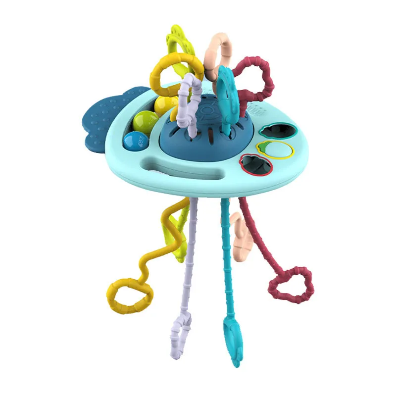 Pull String Sensorial Toys for Babies, Montessori,