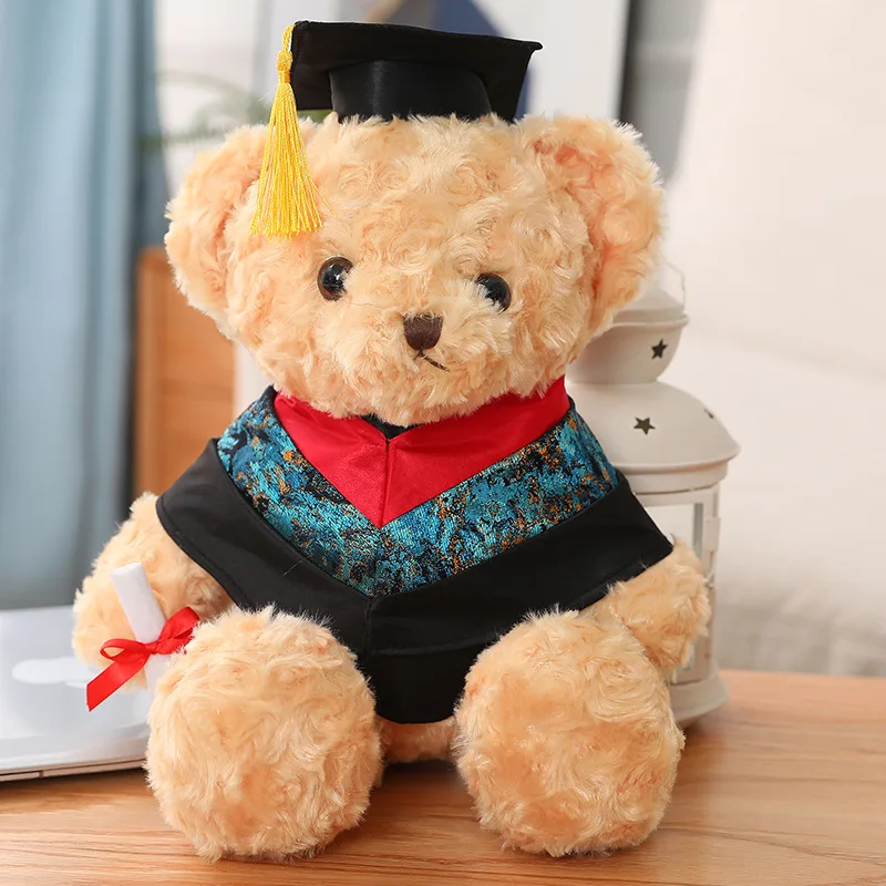 thumbnail image 1 of 40CM encantador oso de peluche de juguete suave relleno Doctor muñeca sofá almohada cojín regalos de cumpleaños, 1 of 5