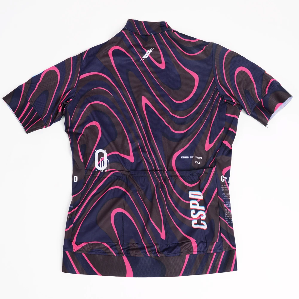 CSPD Pro Cycling Jersey Top Quality Summer Short Sleeve Bicycle Clothing Breathable Quick Dry Road Cycling Jersey MTB Bike Shirt 2