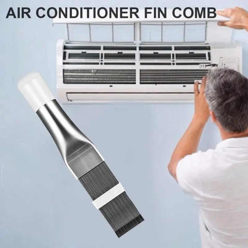 

Air Conditioner Fin Cleaning Brush Condenser Cleaning Comb Stainless Steel A/C Hvac Condenser Radiator Universal Cleaning Tools