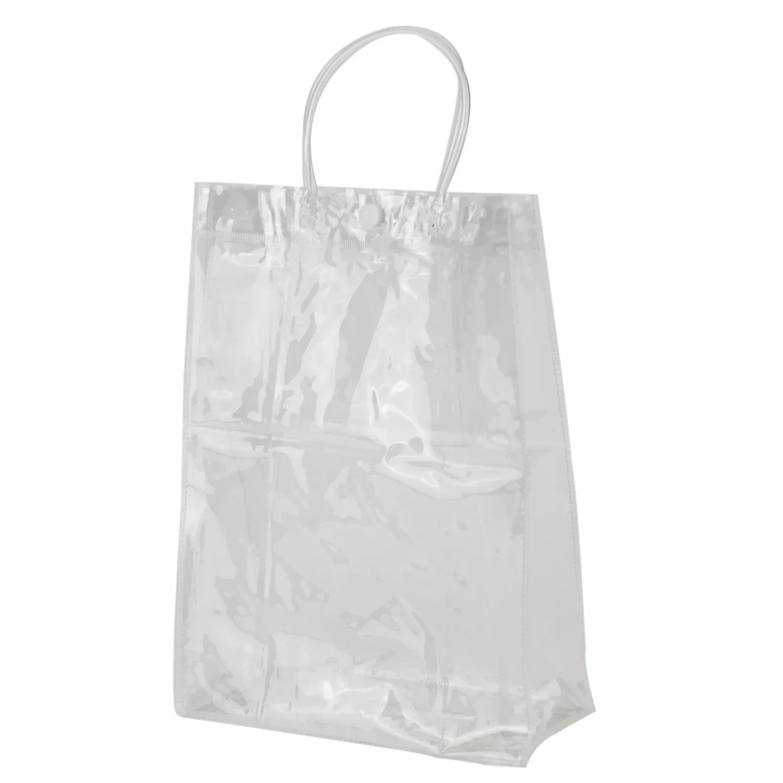 PVC Transparent Ice Bag Wine Beer Champagne Bucket Drink Some Ice Cubes In The Bag With The Wine, It Will Create Cool Feelin