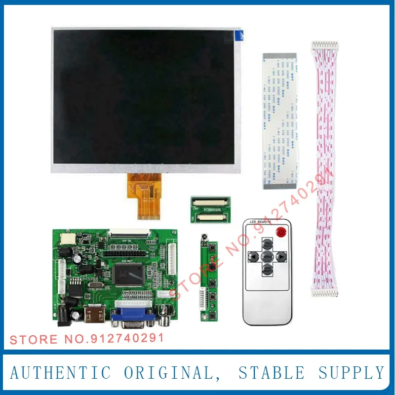 Original Innolux 8 Inch IPS 1024*768 HJ080IA-01E Tablet HD LCD Display Screen Panel HE080IA-01D With VGA HDMI Driver Board Kit