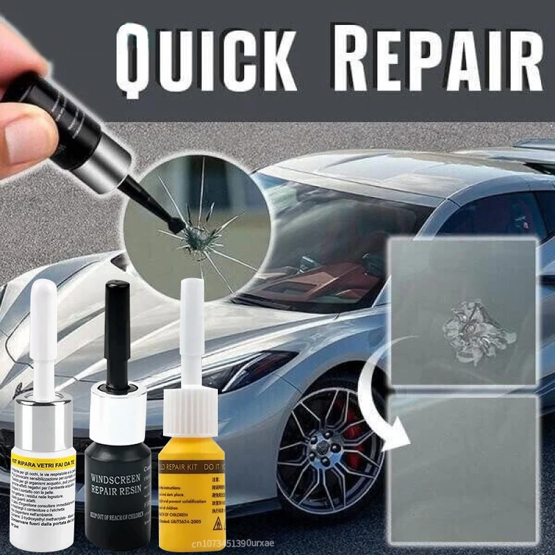 AutoGlassScratchRepairFluidKitDiyCarWindshieldRepairResinKit