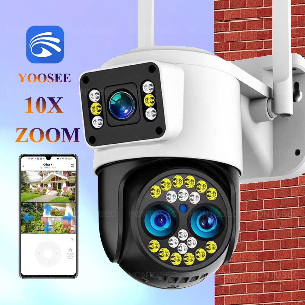 Yoosee 4K 8 Мп три объектива двойной