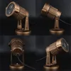 Vintage 3W LED Landscape Lights Cast-Aluminum Waterproof Outdoor Rustic Spotlights for Walls Trees Flags Bronze Garden Lights 3