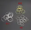 100pcs 20MM 25MM 30MM 35MM Round Loop Hoop Circle Earrings Iron Wire Earring Blank Ear Hook for DIY Earring Jewelry Findings 2