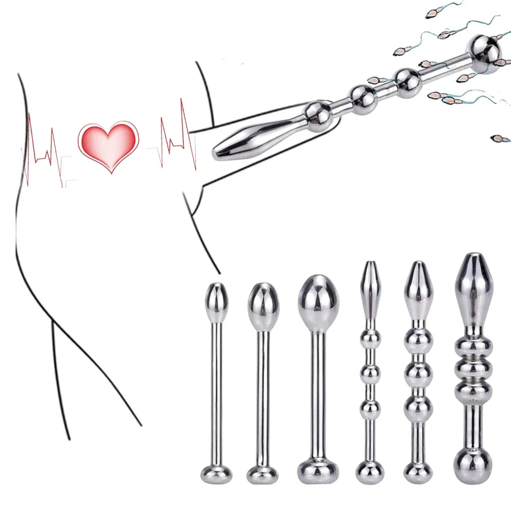 Stainless Steel Catheter Urethral Dilators Horse Eye Stimulator Penis Plug Insert Rods Adult Product Sex Toys for Men New Design penis sex toys