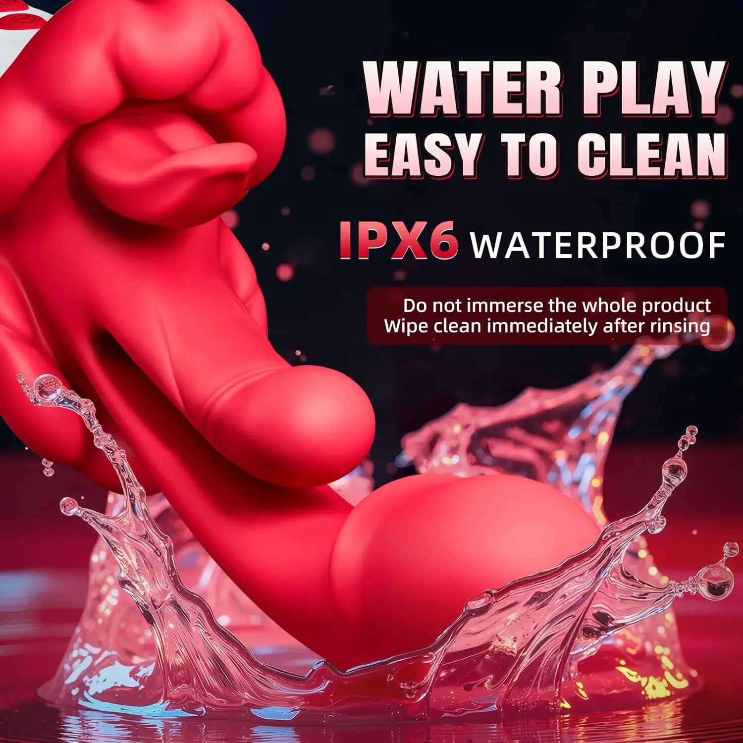 5-In-1 Swings Tongue Dildo Vibrator - Image 4