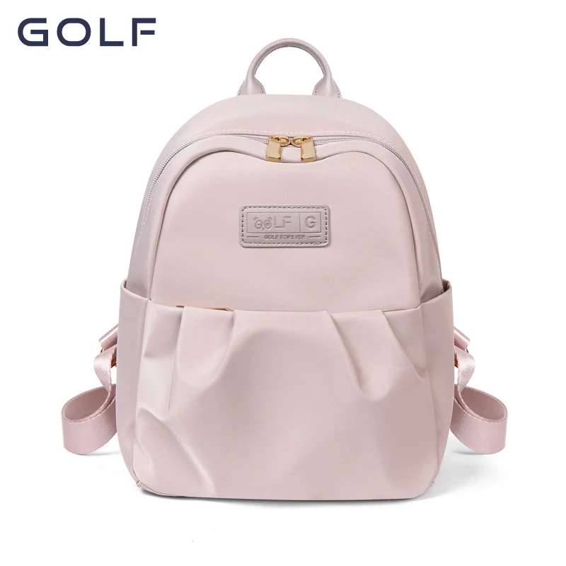 GOLF backpack female 2024 new lightweight small backpack canvas large capacity commuter student small schoolbag wate 5