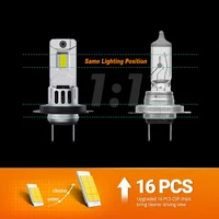 MAIDSIE H7 LED Headlight Bulb Mini Wireless 1200W 220000LM 6500K CSP for Car Headlamp Auto Diode Lamps Turbo Led 12V Automobile - Image 4