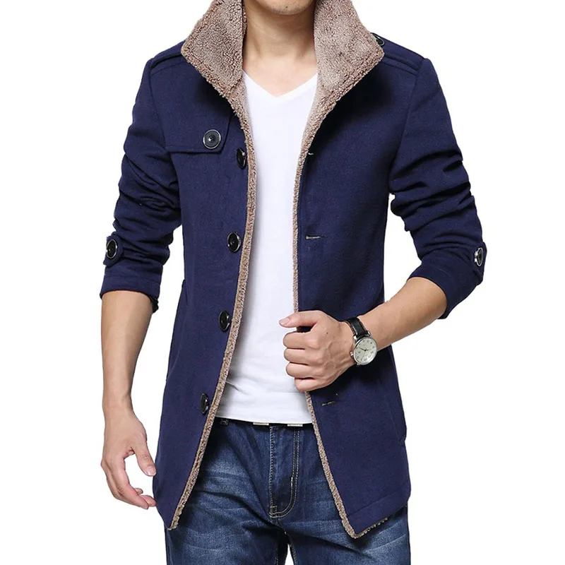 Chaqueta Camionero Pana Forrada Sherpa Hombre - Abrigo Invierno Acolchado Retro Botones - Casual