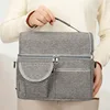 Large Capacity Multi Pocket Lunch Bag Heat Insulation Children School Lunch Box Storage Bag Picnic Food Storage Ice Packbag New 1
