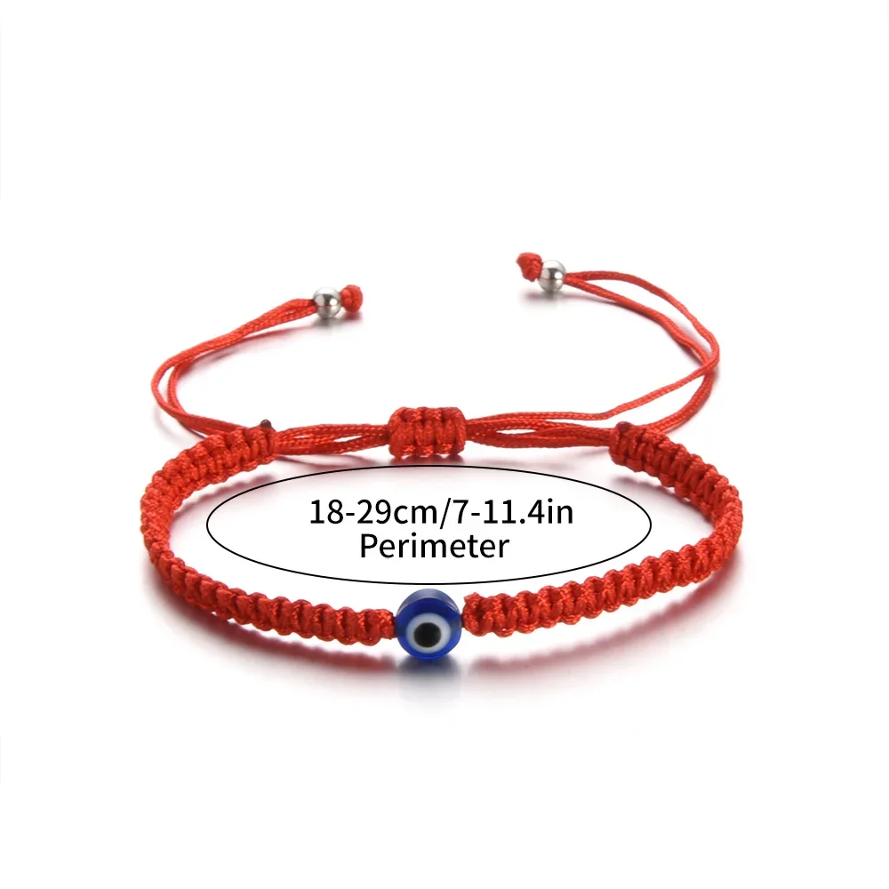 Lucky Red Rope Evil Eye String Bracelet Image 3