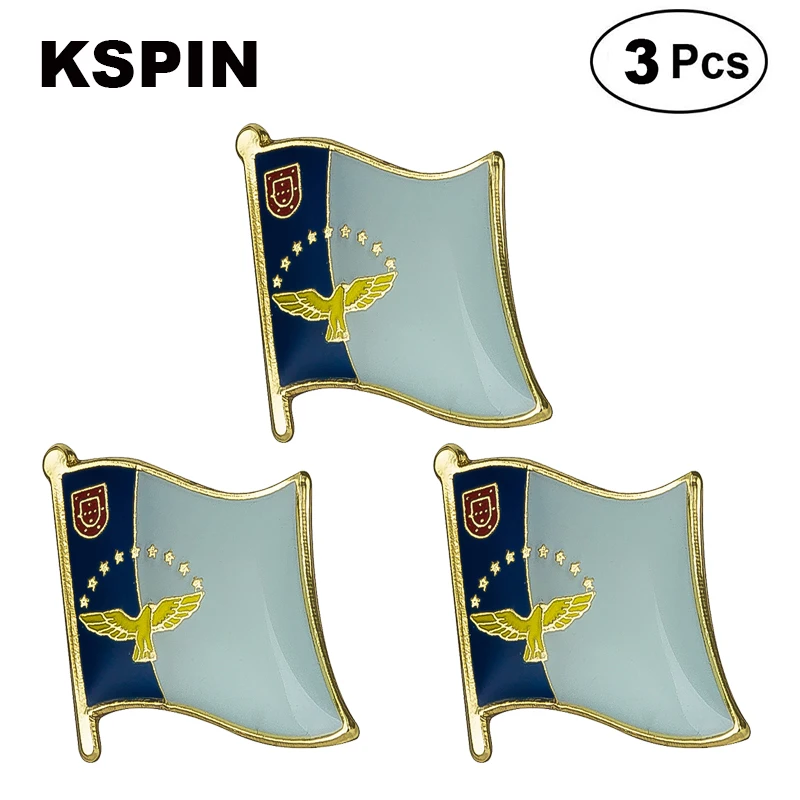 

Azores Lapel Pin Brooches Pins Flag badge Brooch Badges