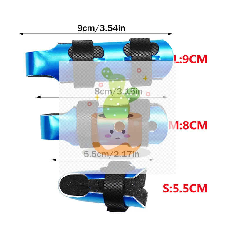 Finger Fixed Splint Fixed Support Device Five Finger Trainer Stabilizer Finger Sleeve For Broken Fingers Straightening Arthritis