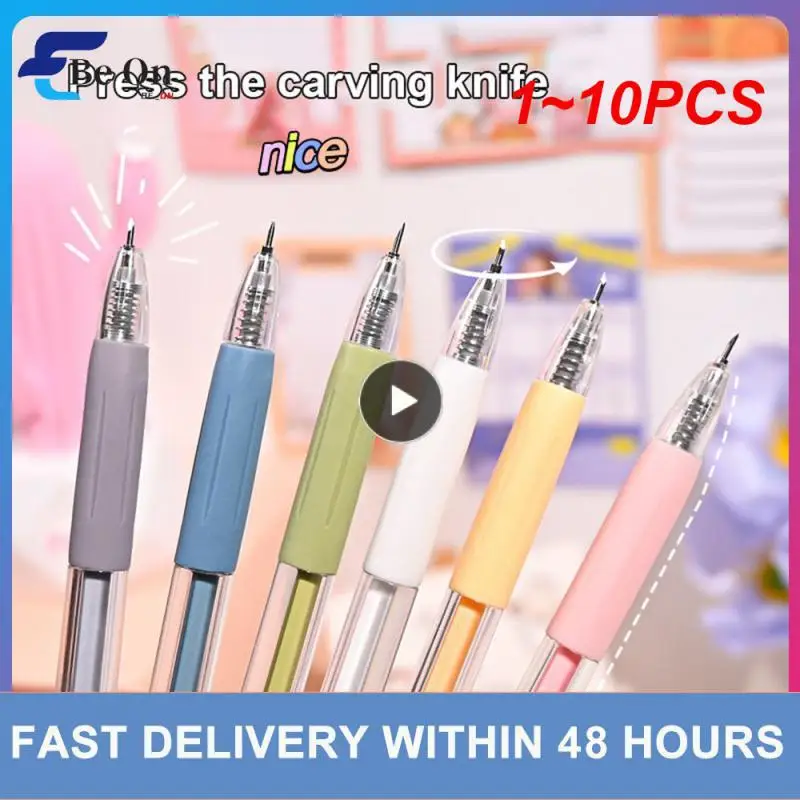 

1~10PCS Art Knife Pen Paper Cutter Precision Craft Cutting Tool Portable Knife Hand Account Leather Fabric Carving