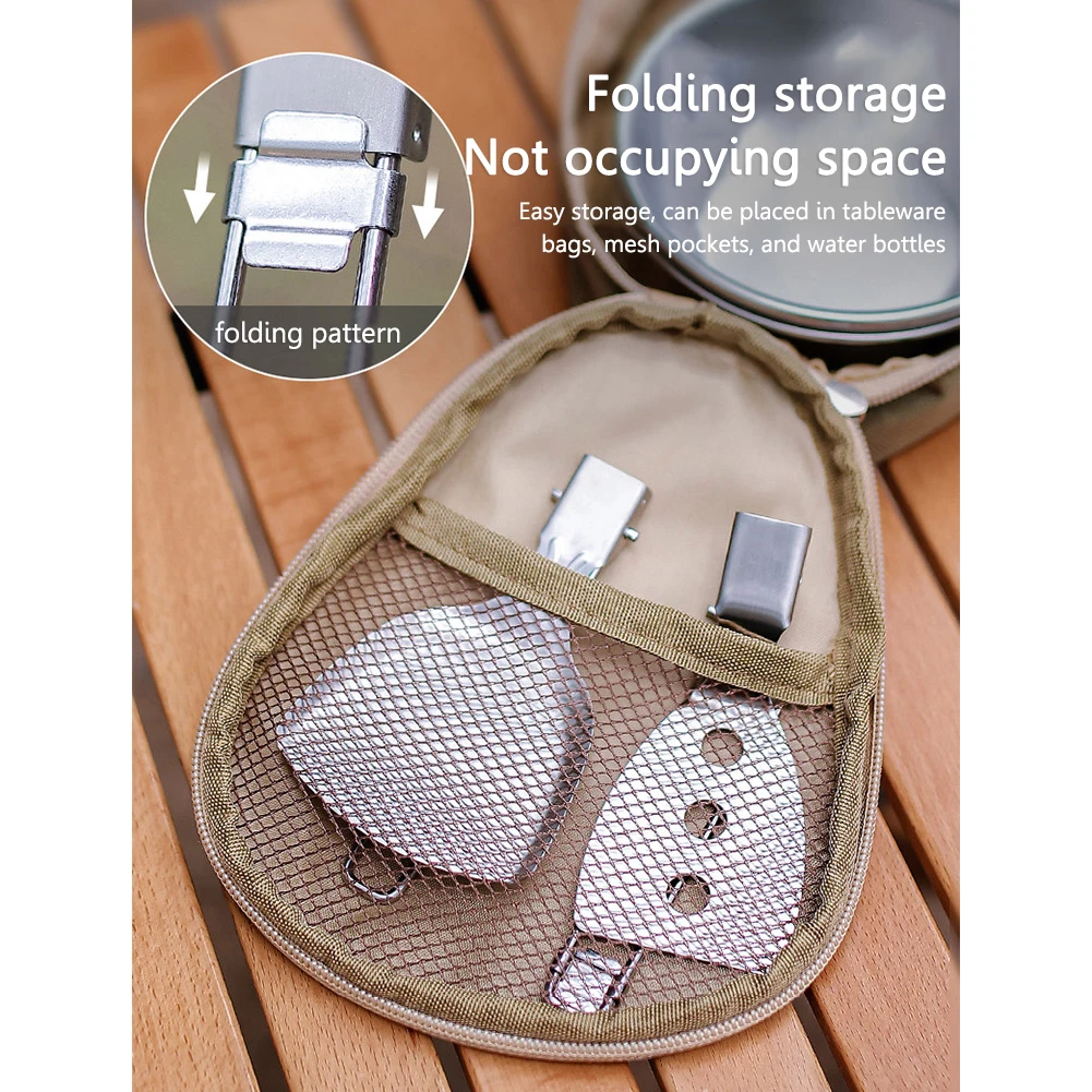 Folding Stainless Steel Outdoor Cooking Supplies 5