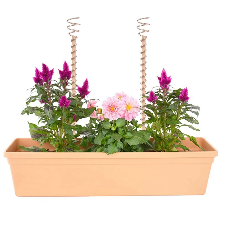 6pcs Electroculture Plant Stakes Gardening Copper Coil Antennas For Growing Garden Plants Vegetables Optional 3 Piece Set Tools