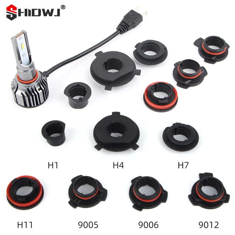 Bevinsee H7 Socket LED converti il supporto del fermo dell'adattatore adatto per VW per Passat B6 Escape