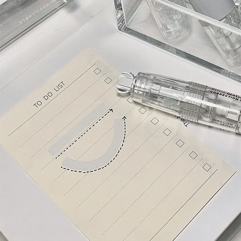 3 Piece/set Simplicity Press Style Correction Tape for Kids Gray Gradient Color Series Pen Stationery Student