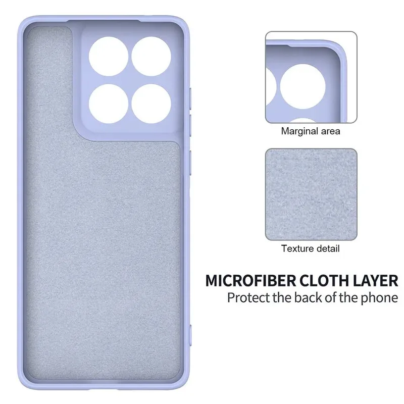Fashion Solid Color Shockproof Silicone Protective Phone Case