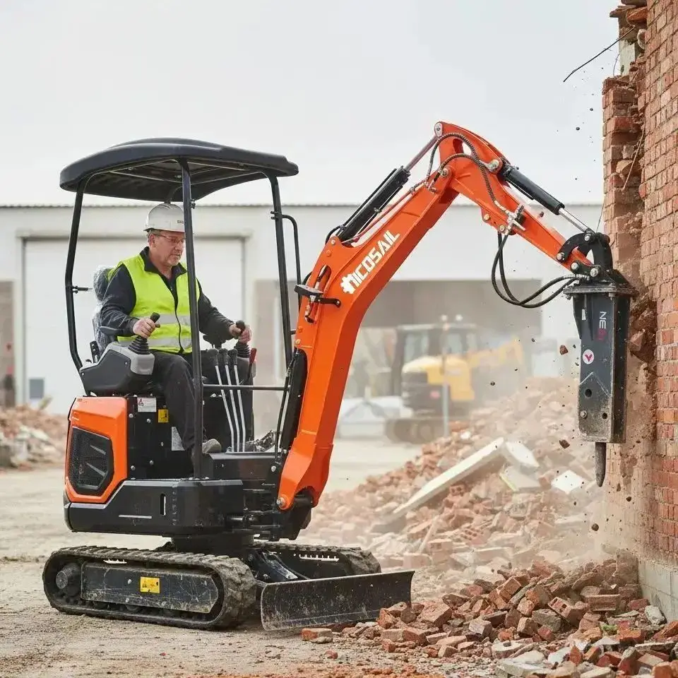 Minibagger 1,8 Tonnen Fabrikpreis Neuer Raupenbagger Mini 2-Tonnen-Minibagger für den Garten und den Heimgebrauch