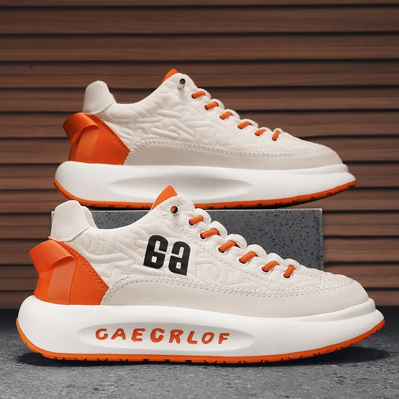 2025 New Style Men's Athletic Shoes, A+ Quality Running Shoes with Thick Soles and Increased Height 6