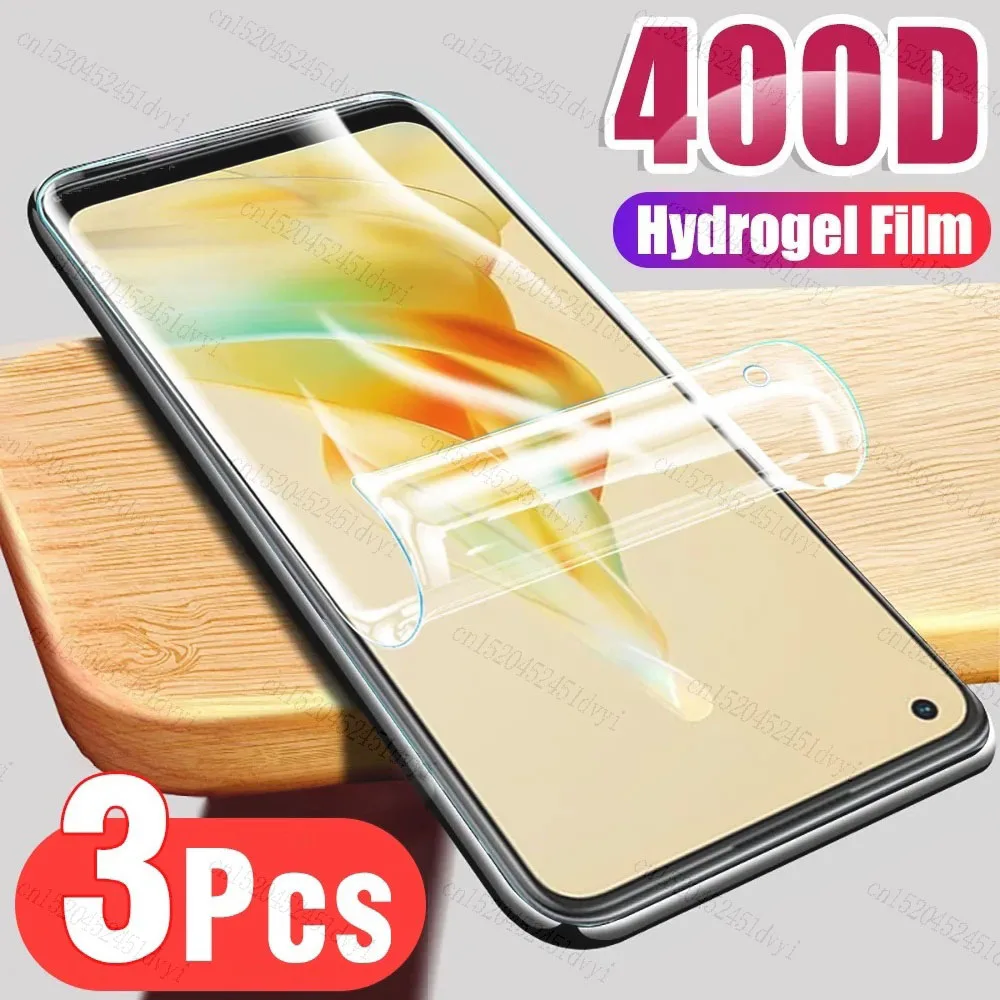 

3Pcs For OPPO Reno 8T Hydrogel Film for OPPO Reno 8T 8 7 6 5 4 Pro Lite Z Full Cover Screen Protector Reno8 T 4G Protective Film