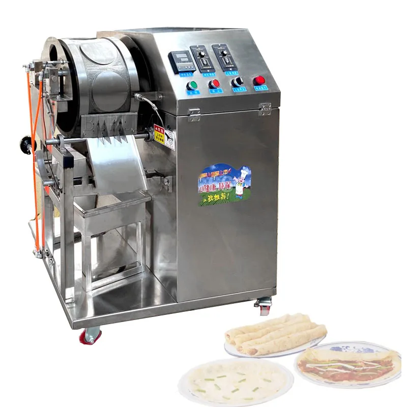 

Stainless Steel Pancake Tortilla Machine/Dough Press Machine Roast Duck Cake/Automatic Restaurant Tortilla Machine