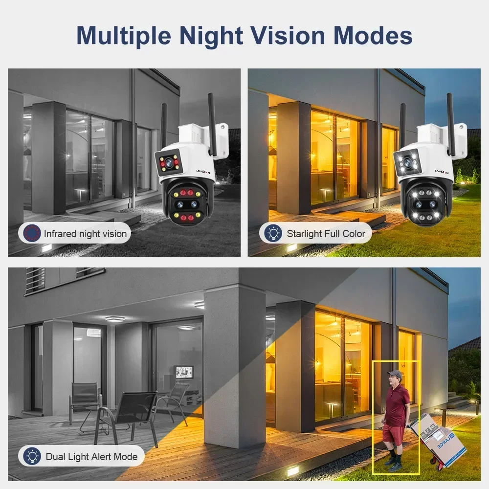 LS VISION ߿  IP ī޶, 6MP, 10X , 4G , 3   ũ, P2P ڵ , IP66   ī޶