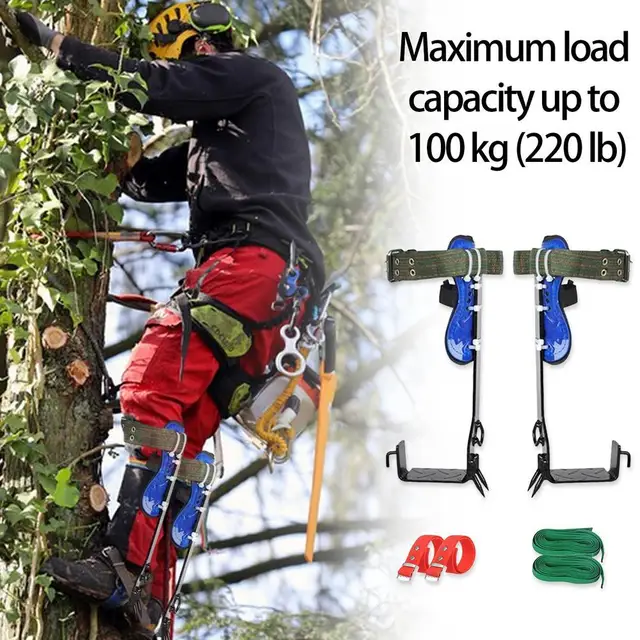Tree Climbing For Beginners Yanerim Tree Climbing Spikes Set Steel