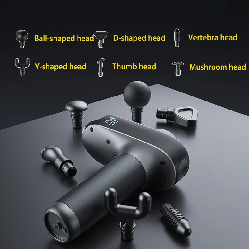 New Arrival Massage Products Brushless Motor Strong Deep Tissue Percussion Muscle Massager Body Professional Massage Gun