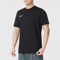 Nike Vêtements de sport pour hommes, pour la course à pied et l'entraînement physique, col rond, respirant, à séchage rapide, maillot à manches courtes 3