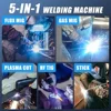 5-in-1 Welder Machine Plasma Cutter Combo with HF TIG Gas MIG Stick Welding 110/220V Dual Voltage Multi-functional Welding Tool 2