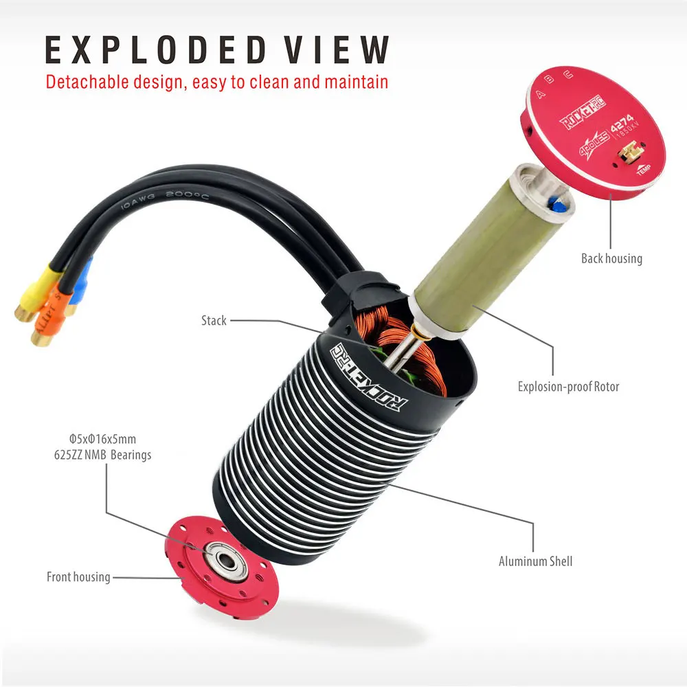 ジーフォース Brushsless super sonic 17.5 1/10 Brushless Motor Super Sonic Adjustable timing Y | G-FORCE
