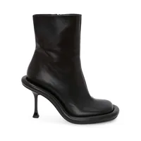 Autumn Winter New Blue Denim Short Boots European American High Heel Thick Sole Round Toe Side Zipper Women's Shoes Size 35-43 - Image 5